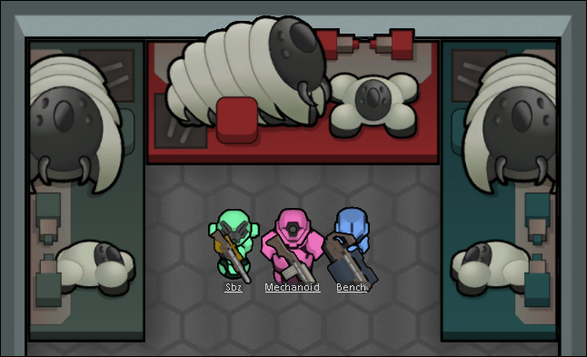 Painted Mechanoid Bench